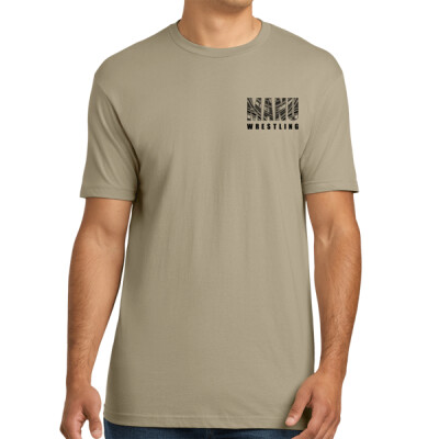 Manu Wrestling Club Tan or White T-shirt Thumbnail