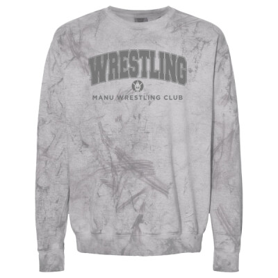 Adult Manu Wrestling Club Color Blast Crewneck Sweatshirt Thumbnail