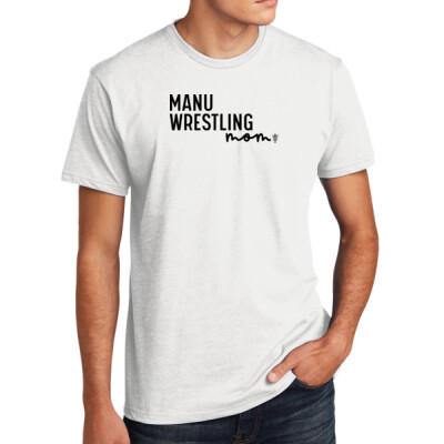Adult Manu Wrestling Mom White T-Shirt Thumbnail
