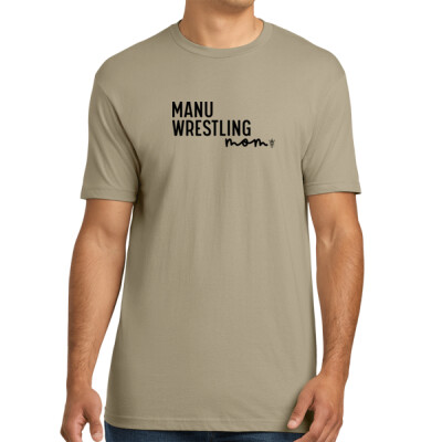 Adult Manu Wrestling Mom Tan T-shirt Thumbnail