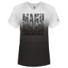 Women's V-Neck Ombre T-Shirt Thumbnail