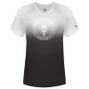 Women's V-Neck Ombre T-Shirt Thumbnail
